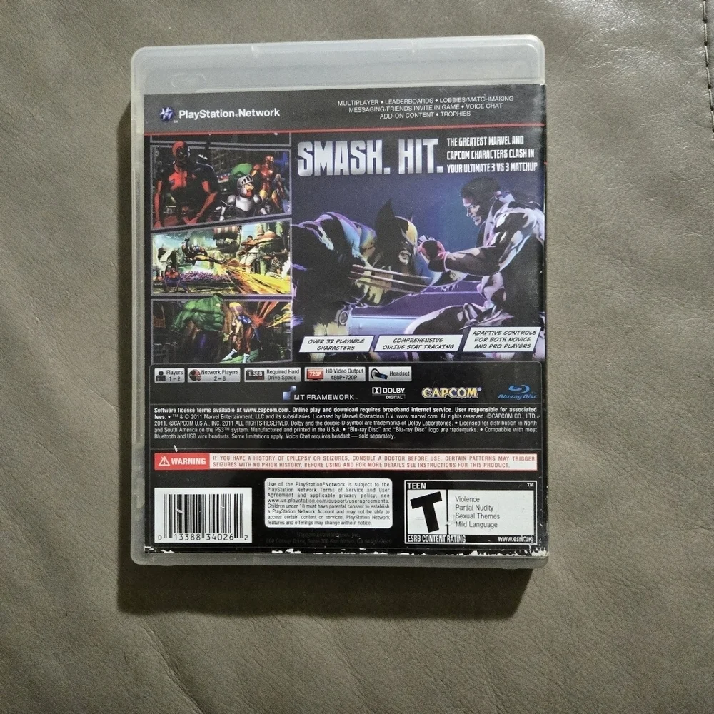 Marvel vs. 3 for PS3 -